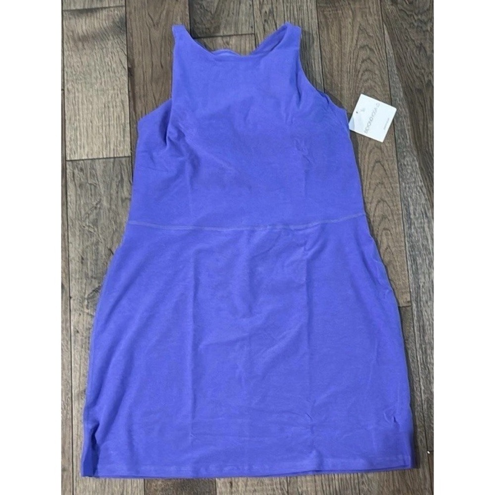 Beyond Yoga Spacedye Refocus Racerback Dress Indigo Heather Size XL